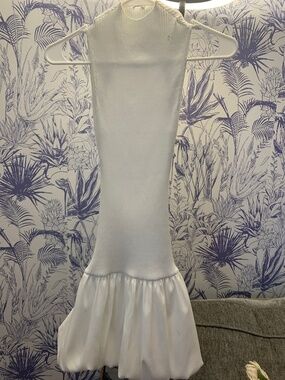 White bubble Dress